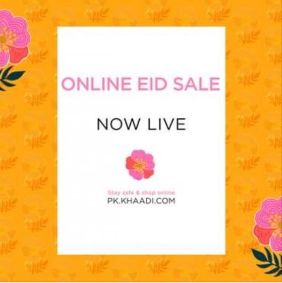 Khaadi Online Eid Sale! Upto 50 off on selected stock, from 21st July